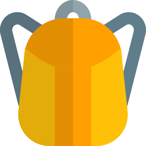 Backpack Pixel Perfect Flat icon