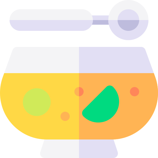 Чаша для пунша Basic Rounded Flat иконка