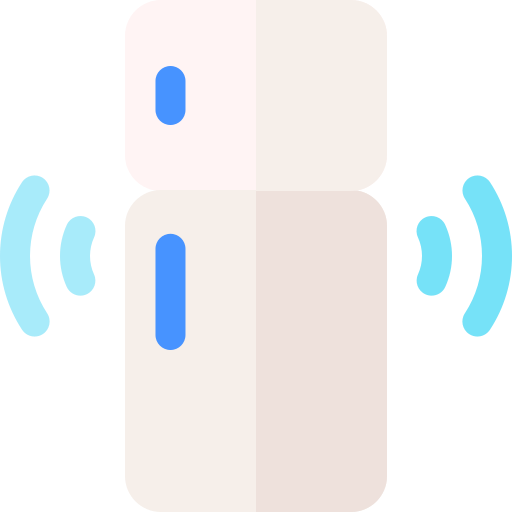 refrigerador inteligente Basic Rounded Flat icono