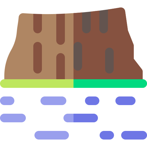 Table mountain Basic Rounded Flat icon