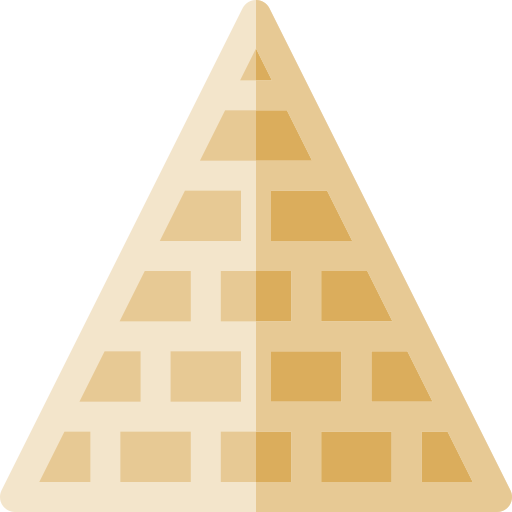 pirâmide egito Basic Rounded Flat Ícone