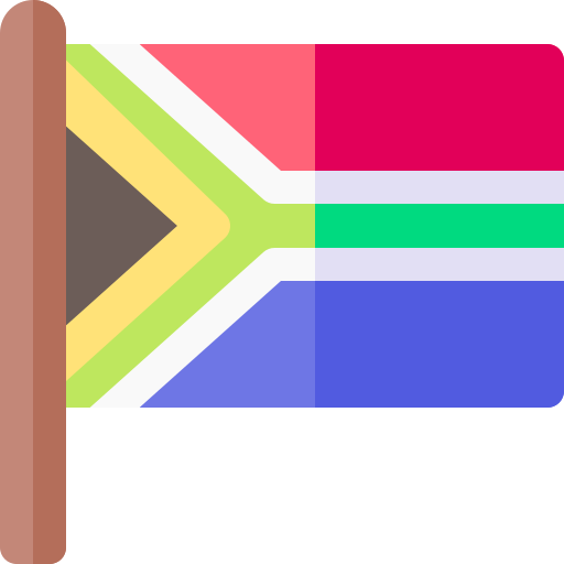 sud africa Basic Rounded Flat icona
