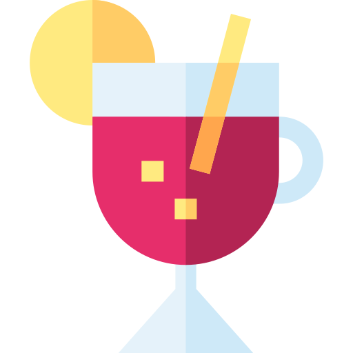 ホットワイン Basic Straight Flat icon