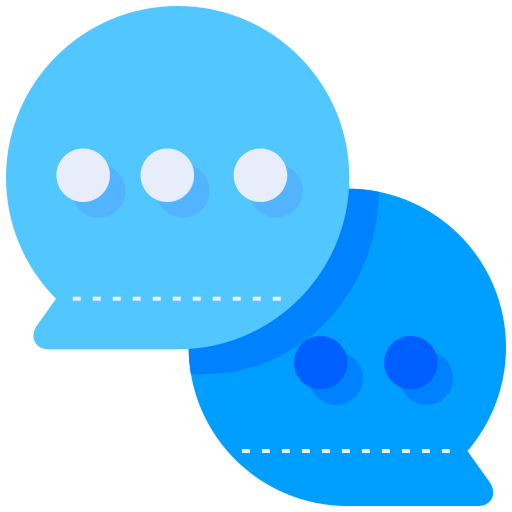 バブルスピーチ Generic Blue icon