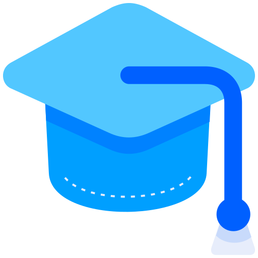 Graduation Generic Blue icon