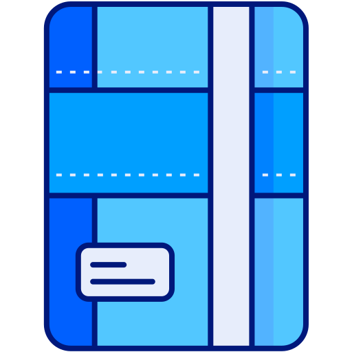 Notebook Generic Blue icon