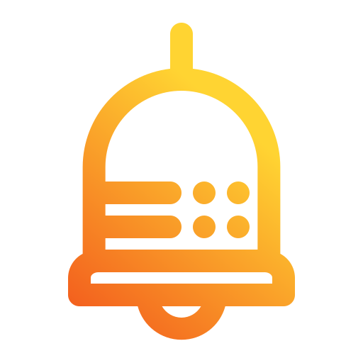 campana del colegio Generic Gradient icono