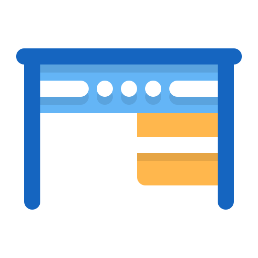 Desk Generic Flat icon