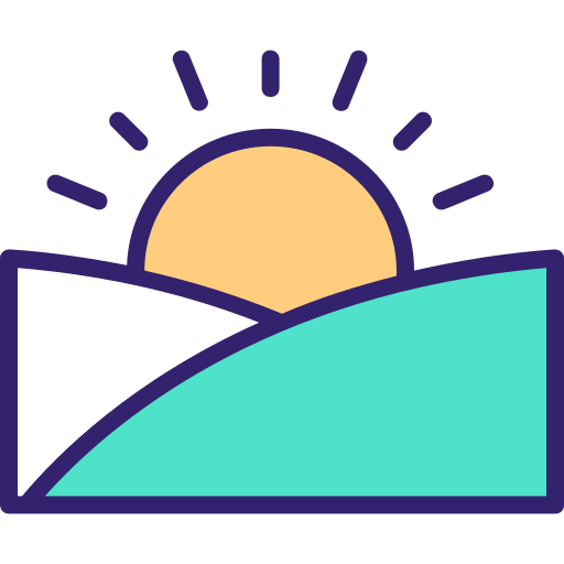 Sunrise Generic Outline Color icon