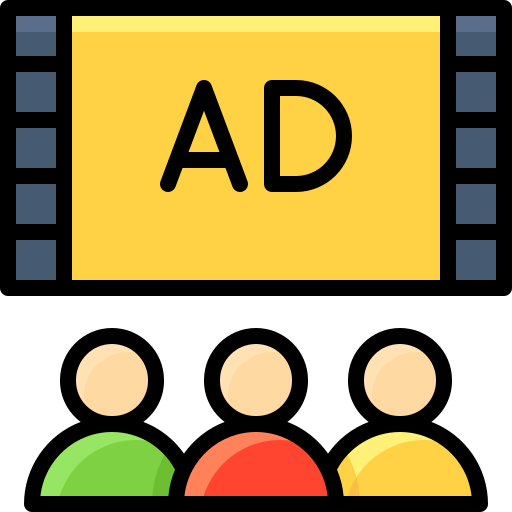 videoanzeige Generic Outline Color icon