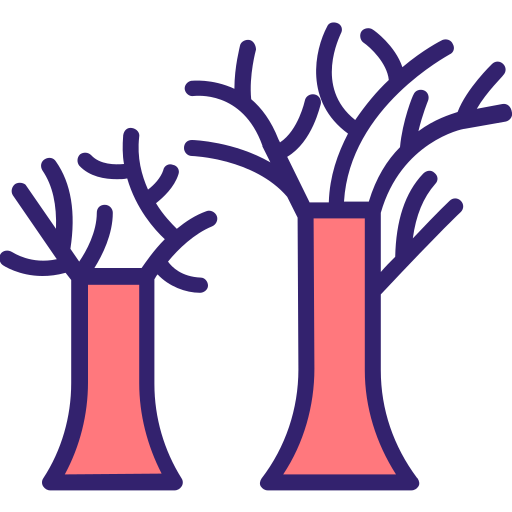 Мертвое дерево Generic Outline Color иконка
