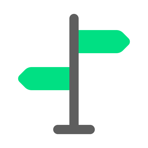 poste de señal Generic Flat icono