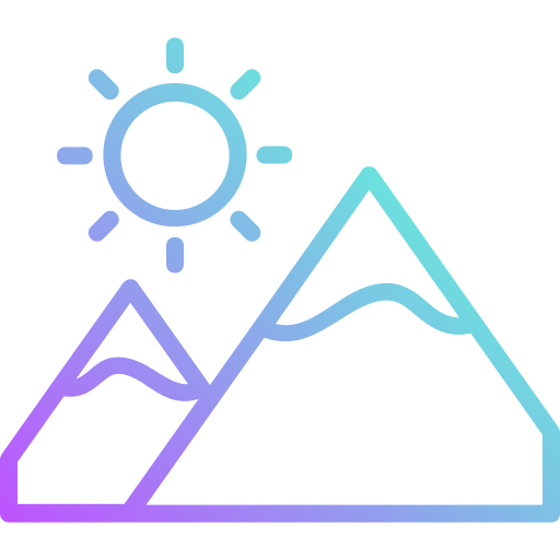 Mountain Generic Gradient icon