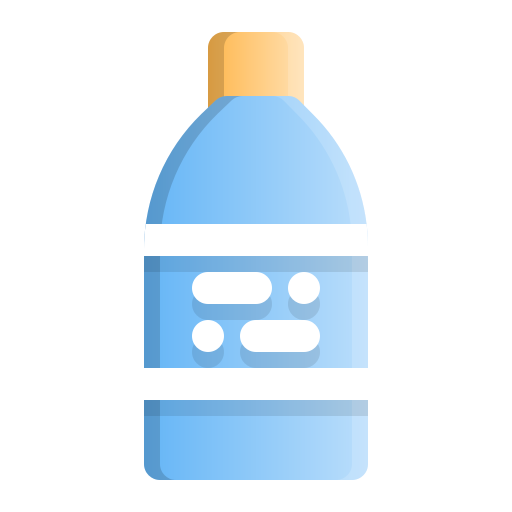 wasserflasche Generic Flat Gradient icon