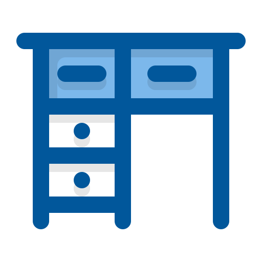 책상 Generic Blue icon
