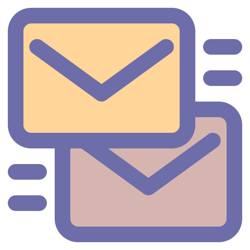 mailing Generic Outline Color icon