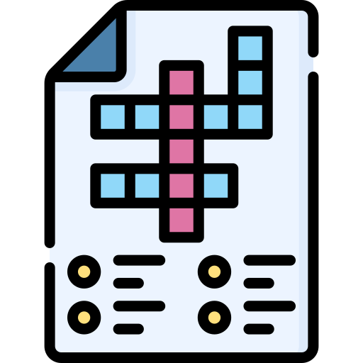 Crossword Special Lineal color icon