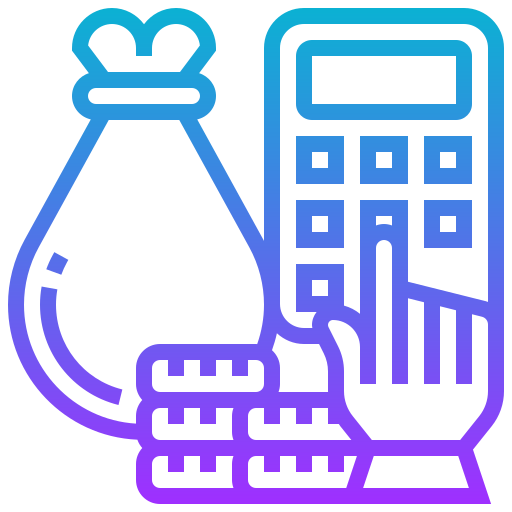 financeiro Meticulous Gradient Ícone