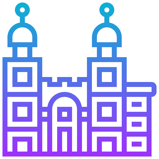 catedral de oporto Meticulous Gradient icono
