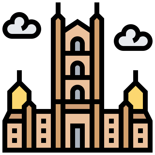 聖ブラボー大聖堂 Meticulous Lineal Color icon