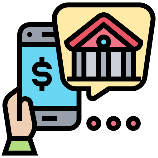 Мобильный банкинг Meticulous Lineal Color иконка