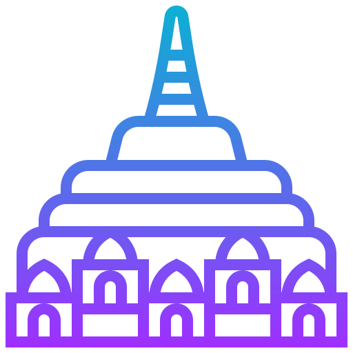 Shwedagon pagoda Meticulous Gradient icon