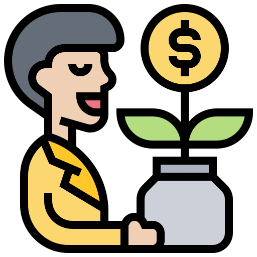Money saving Meticulous Lineal Color icon