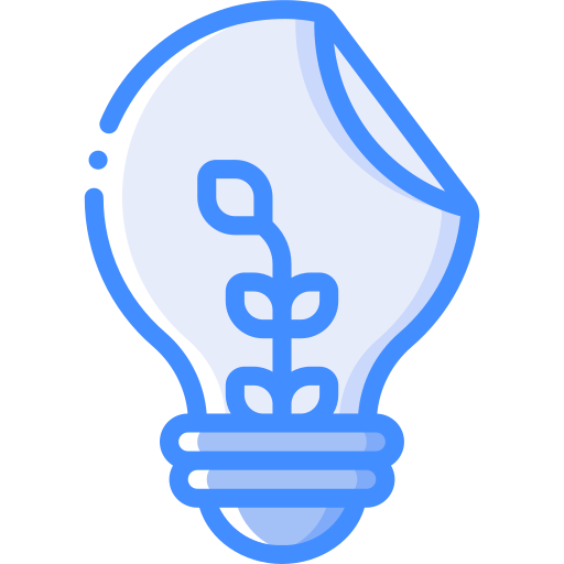 Lightbulb Basic Miscellany Blue icon