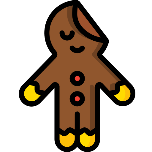 Gingerbread Basic Miscellany Lineal Color icon
