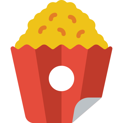 popcorn Basic Miscellany Flat icon