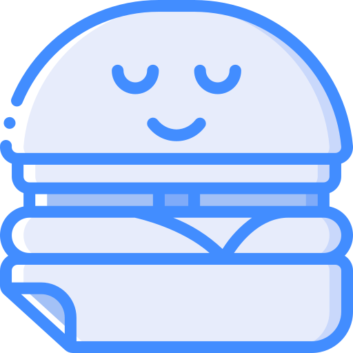 hamburguesa Basic Miscellany Blue icono
