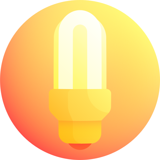 Light bulb Gradient Galaxy Gradient icon