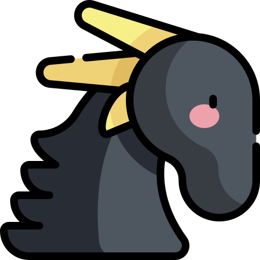 ドラゴン Kawaii Lineal color icon