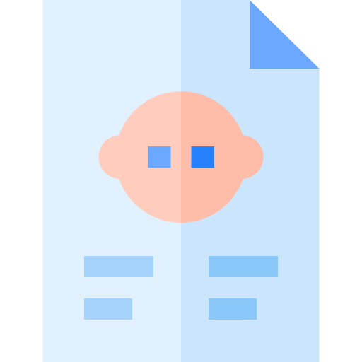 紙 Basic Straight Flat icon