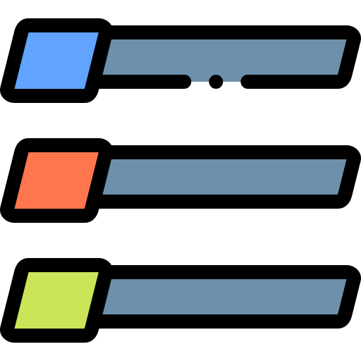 optionen Detailed Rounded Lineal color icon