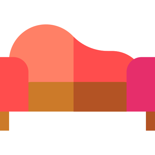 Sofa Basic Straight Flat icon