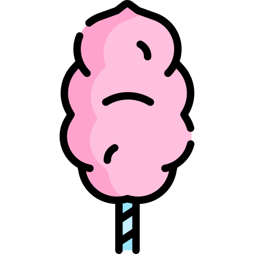 Cotton candy Special Lineal color icon