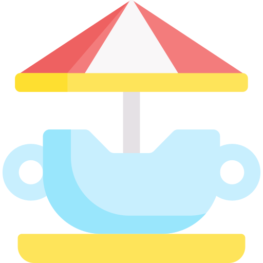 Tea cup ride Special Flat icon