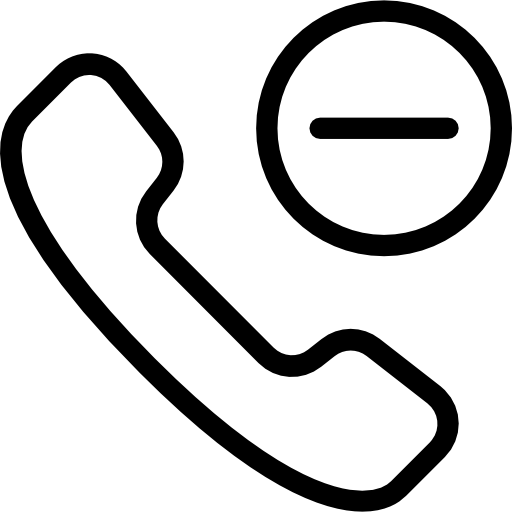 telefoongesprek Cursor creative Lineal icoon