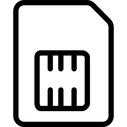 Sim card Cursor creative Lineal icon