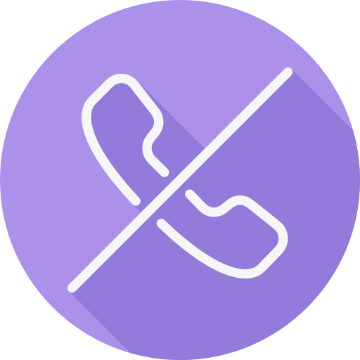 telefoongesprek Cursor creative Flat Circular icoon