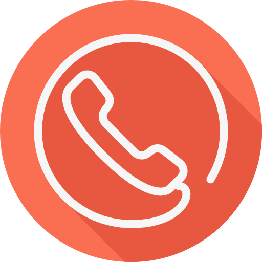 Phone call Cursor creative Flat Circular icon