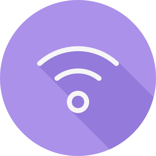 wifi Cursor creative Flat Circular icoon