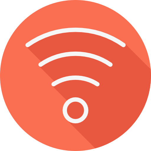 wi-fi Cursor creative Flat Circular icon