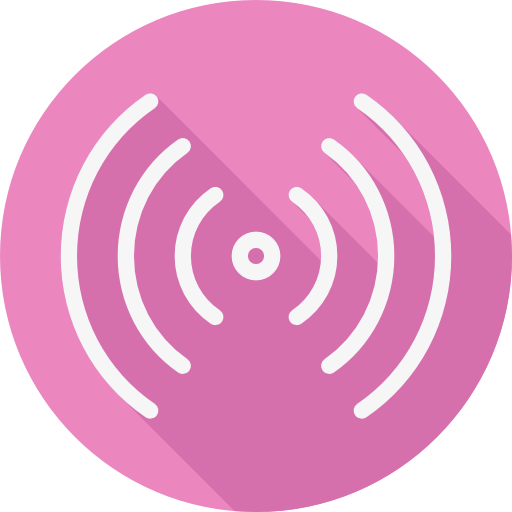 wi-fi Cursor creative Flat Circular ikona