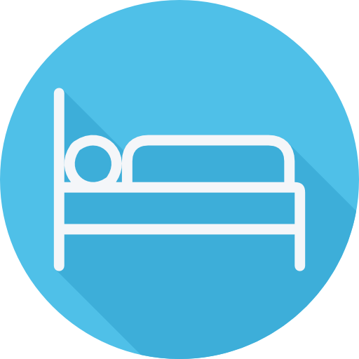 ベッド Cursor creative Flat Circular icon