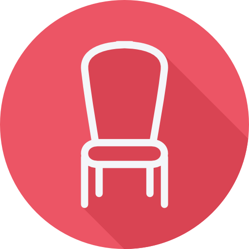 krzesło Cursor creative Flat Circular ikona