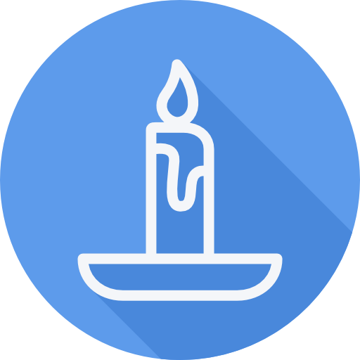 Candle Cursor creative Flat Circular icon