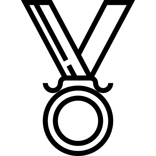 médaille Meticulous Line Icône