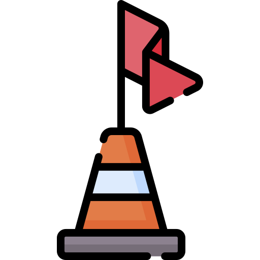 cono di traffico Special Lineal color icona